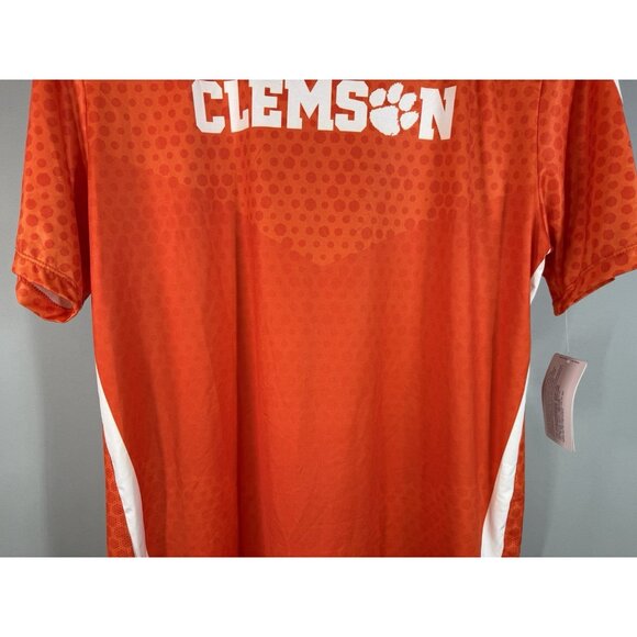 Nike NEW Clemson Tigers NCAA Mens M Sample Orange Vented Training Run T-Shirt - Picture 3 of 13